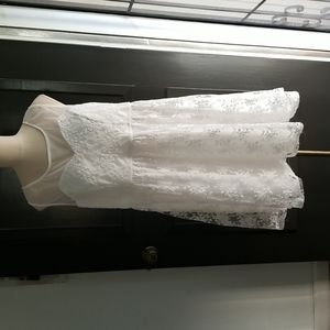 Torrid White Lace Dress Size 16